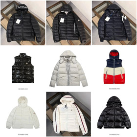 Moncler Logo Quilted Daunenjacke-4360  