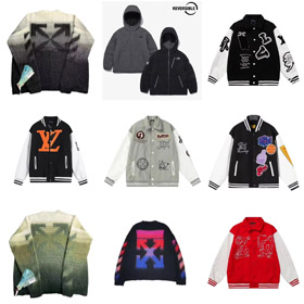 OFF-WHITE Louis Vuitton LV komfortable einfache Jacke-4378  